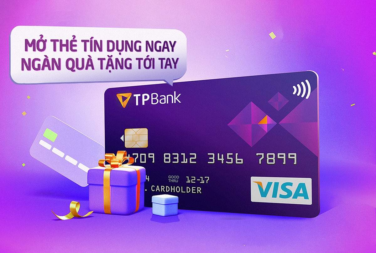 Khách hàng mở mới thẻ tín dụng TPBank sẽ nhận được rất nhiều phần quà hấp dẫn