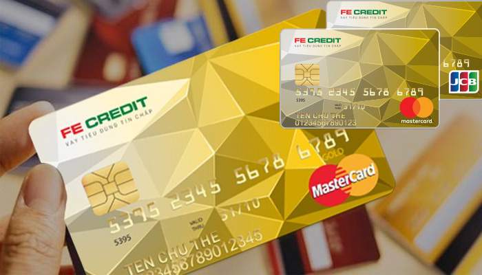 Một mẫu thẻ tín dụng FE Credit 