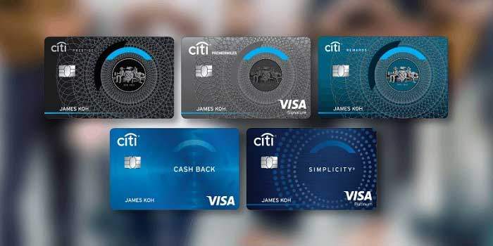 Các loại thẻ tín dụng đang được phát hành tại Citibank